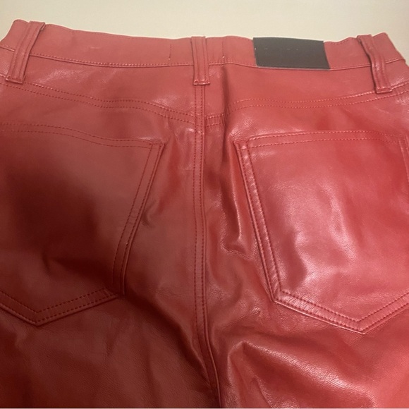 EUC/LIKE NEW Pistola X Revolve Cassie Super High Rise Straight Pant - Carmine 26 - Picture 12 of 16